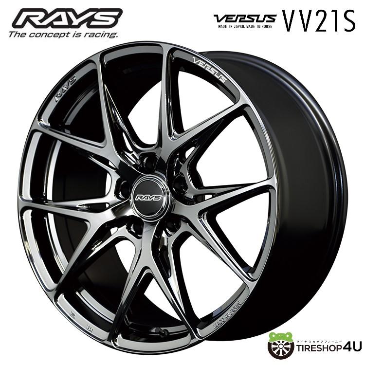 RAYS RAYS VERSUS VV21S 19x8.5J 5/112 +44 YNJ ジェットブラック 新品