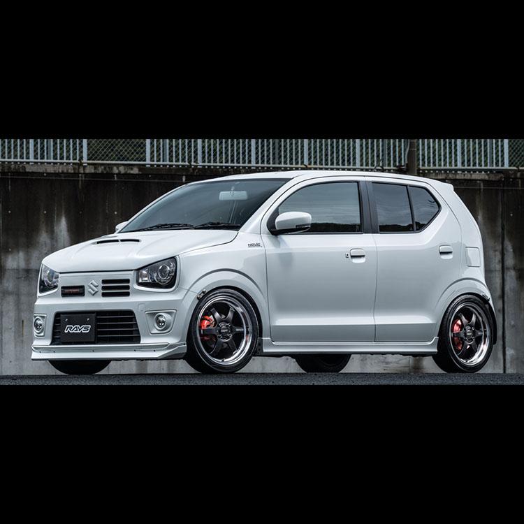 RAYS VOLK RACING TE37 KCR PM 16x5.5J 4/100 +45 KF ブラック