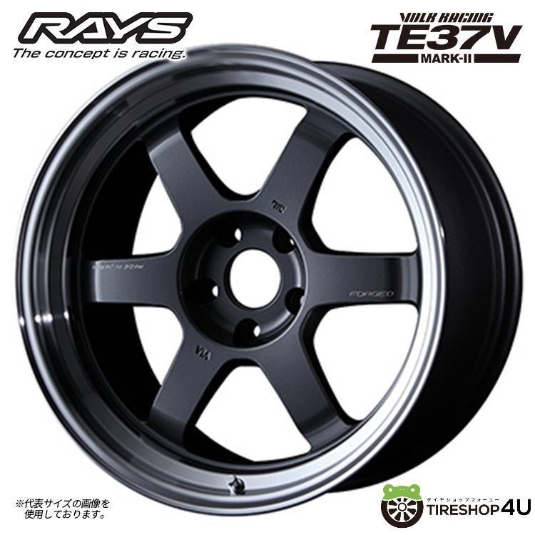 RAYS RAYS VOLK RACING TE37V MARK-II 18x9.5J 5/114.3 +0 MF ガン 