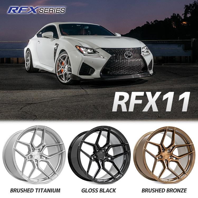ROHANA RFX11 20x11.0J 5/112 +30 ブラッシュドチタニウム 新品ホイール1本価格 【代引き不可】_1