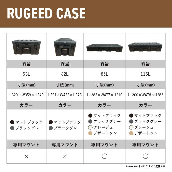 リックスボックス RIXBOX 82リットル 選べる2カラー 多機能 頑丈
