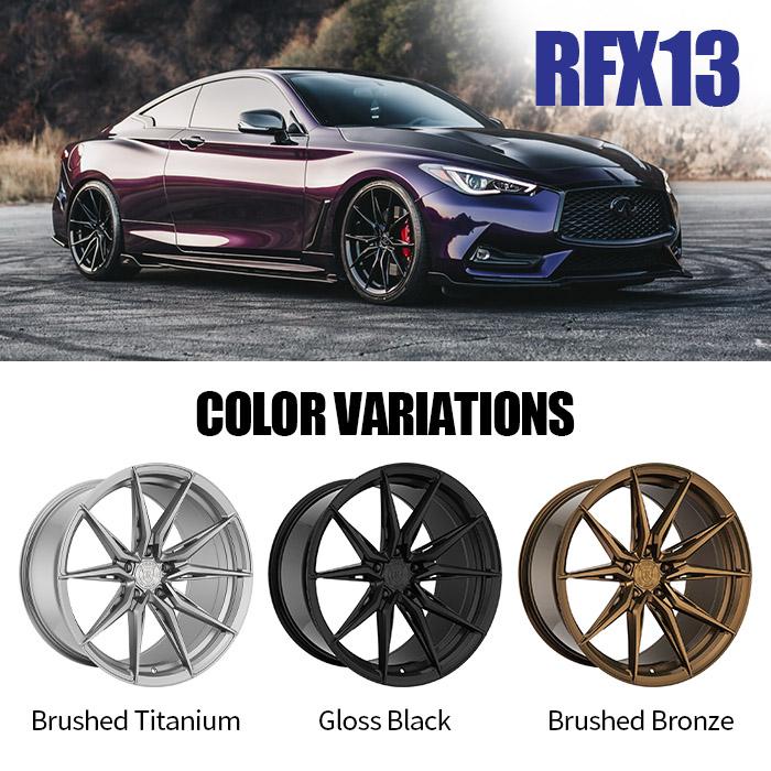 ROHANA RFX13 20インチ 20x10.0J 5/112 +33 HUB:66.56 GB グロスブラック 新品ホイール1本価格 【代引き不可】｜2tireshop4u｜02