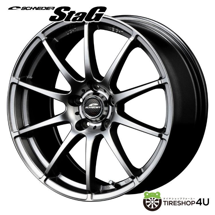 MID WHEELS StaG 16x6.5J 5/114.3 +38T メタリックグレー ※トヨタ平座ナット専用サイズ