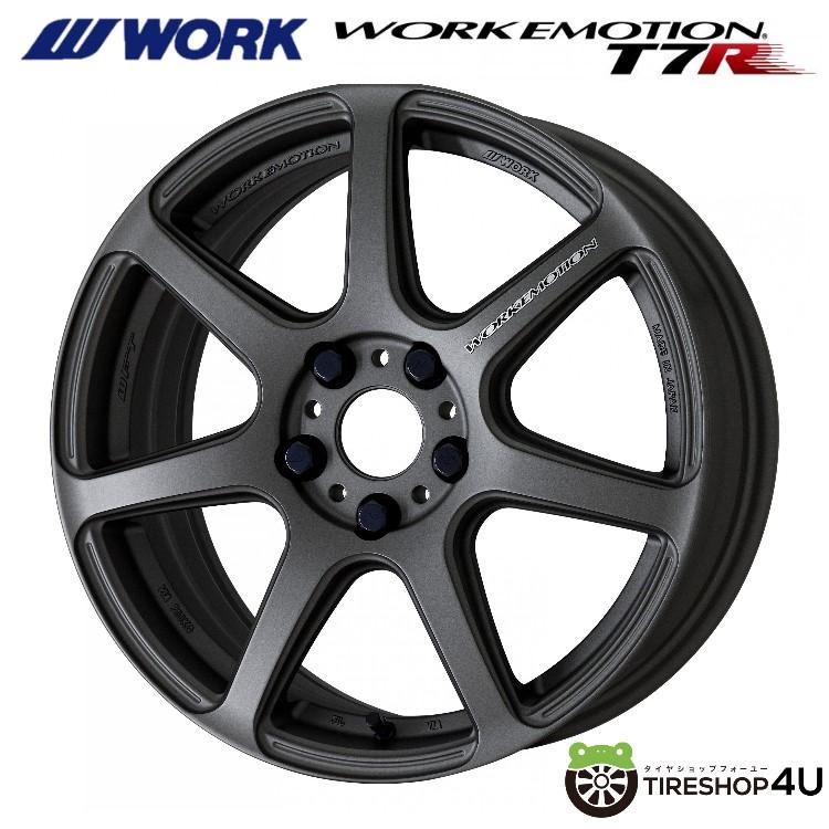 WORK WORK EMOTION T7R 18x8.5J 5/100 +45 MGM マットカーボン 新品
