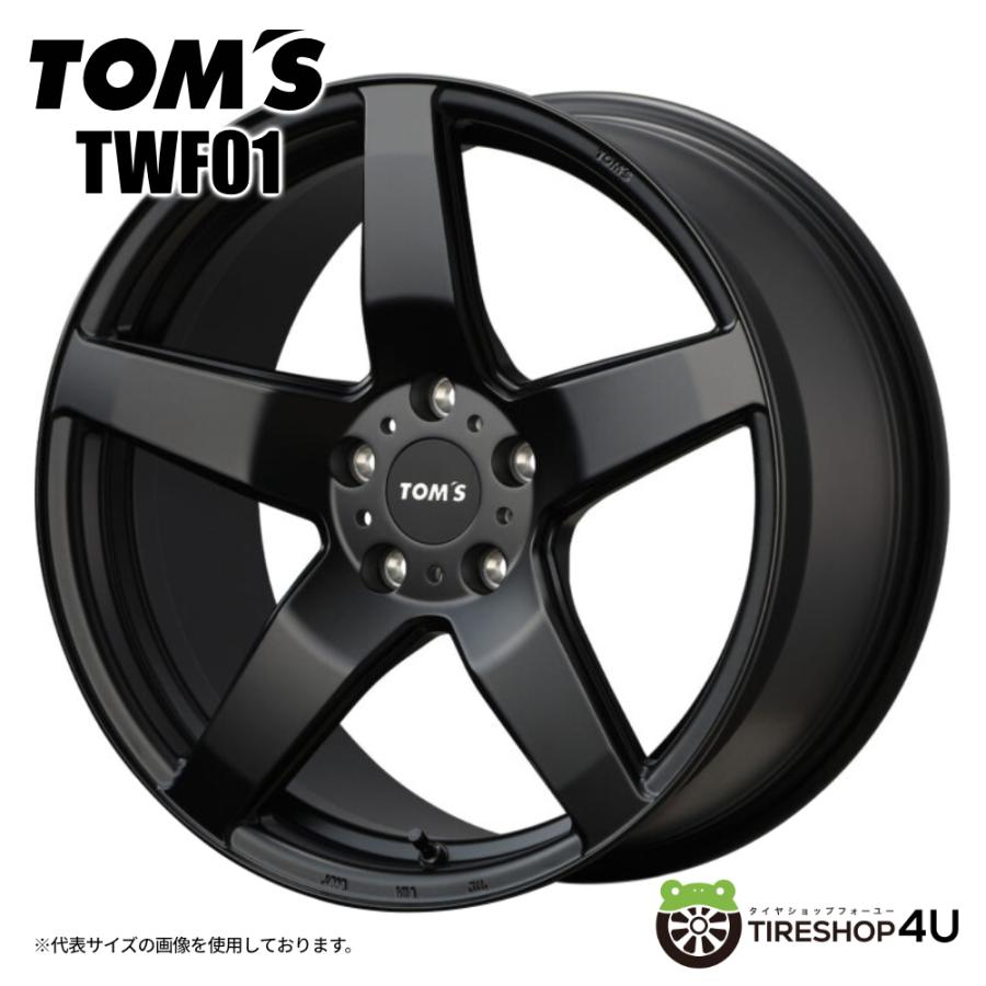 「tomさま専用」 4/4 TOM'S（トムス） 4本購入で送料無料 TOM'S TWF01 18x8.5J 5/114.3 +43