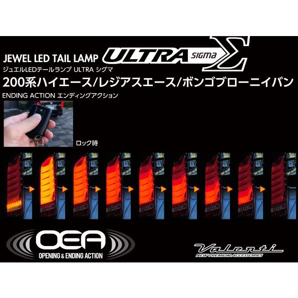 ヴァレンティ（VALENTI） ジュエルLEDテールランプ シーケンシャル