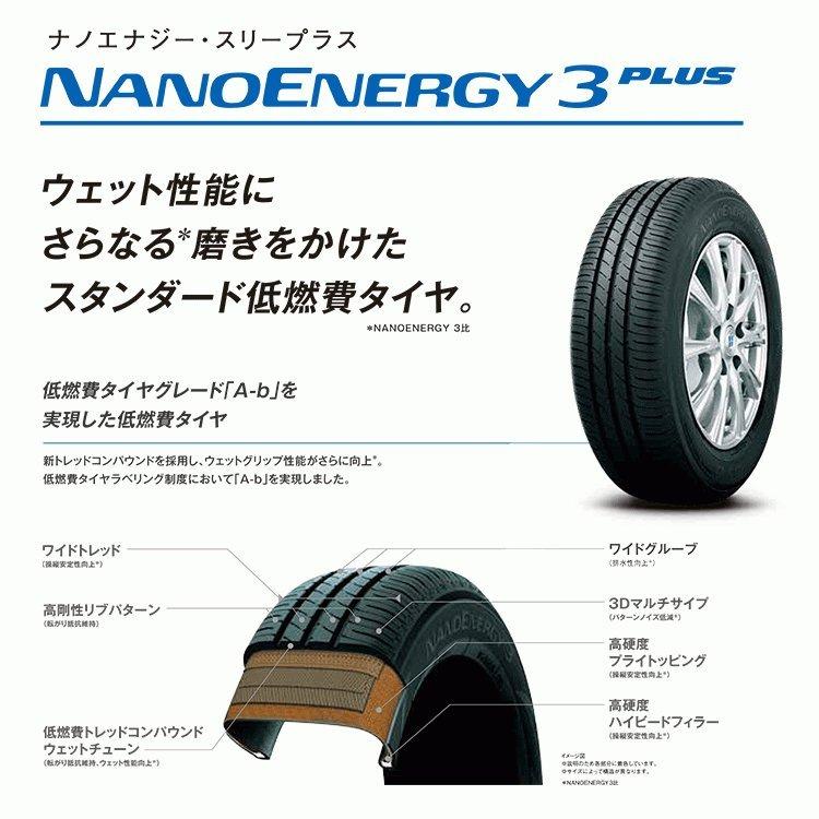 4本セット R TOYO トーヨー NANOENERGY 3PLUS  W