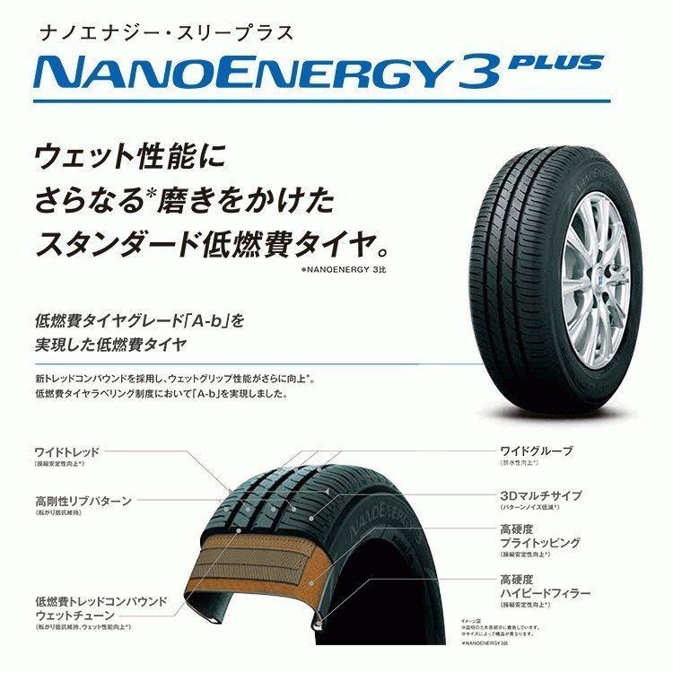 日本限定日本限定185 60R16 2023年製 TOYO トーヨー NANOENERGY 3PLUS ナノエナジー3 185 60-16 86H  サマータイヤ 新品1本価格 タイヤ、ホイール