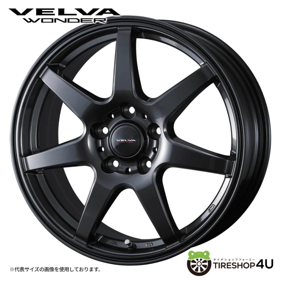 VELVA WONDER 16x6.5J 5/100 +47 GMT ガンメタリック