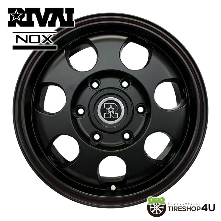 RIVAI RIVAI NOX 15x6.0J 6/139.7 +32 MB マットブラック 新品ホイール
