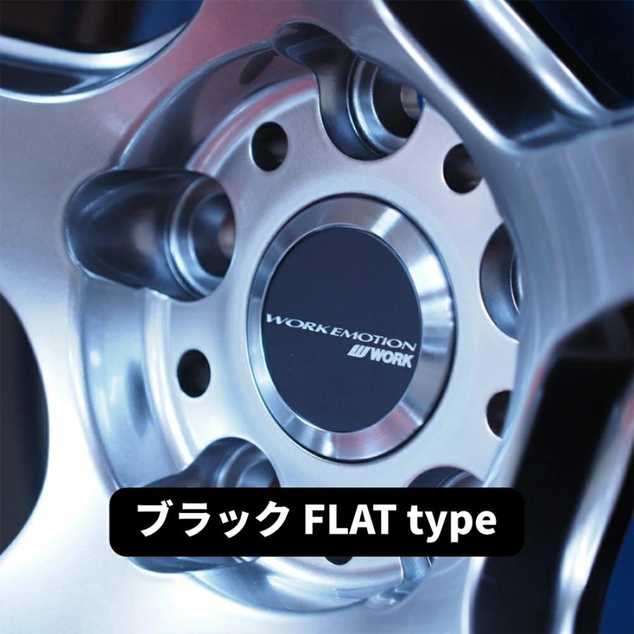 WORK 正規品 エモーション センターキャップ フラットタイプ 4個セット