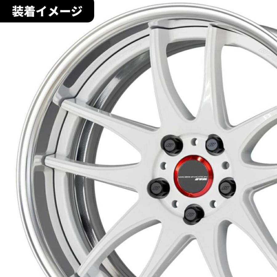 WORK 正規品 エモーション センターキャップ フラットタイプ 4個セット
