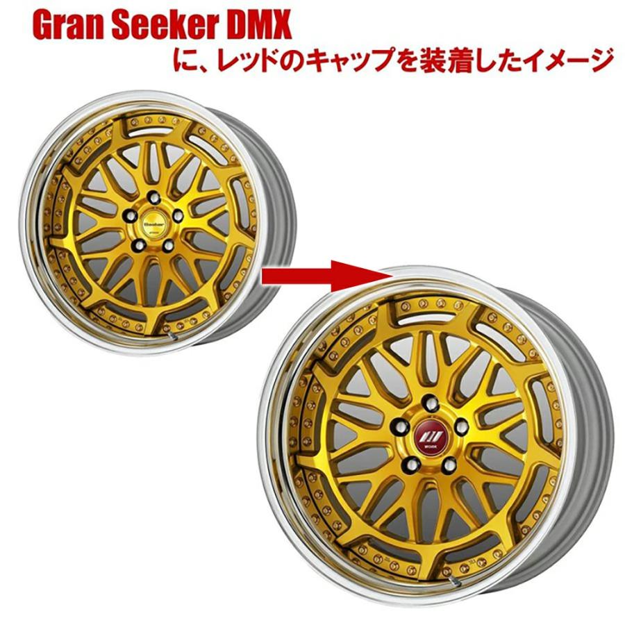 WORK 正規品 センターキャップ コーポレートマーク Wエンブレム 4個 