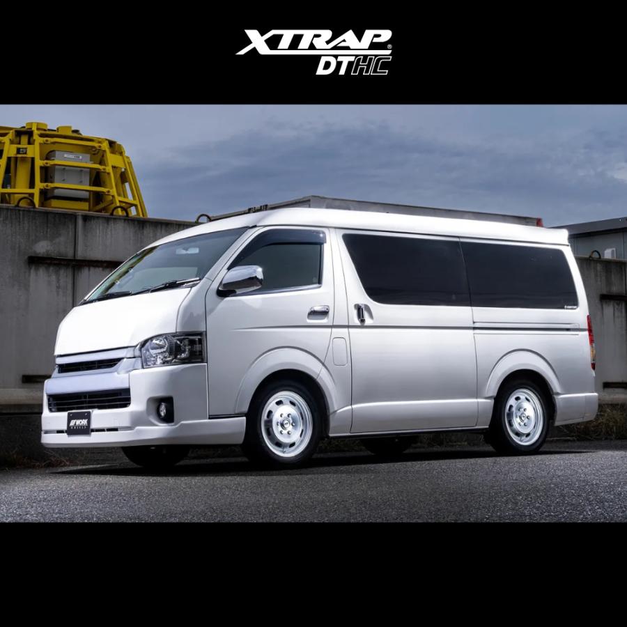 WORK - 4本買いもとめるで貨物輸送無料 XTRAP DTHC 15x6.0J 6/139.7 +43 MBL つや消し黒いこと 新品銀輪1本必要経費 【代引っ張ること不可】