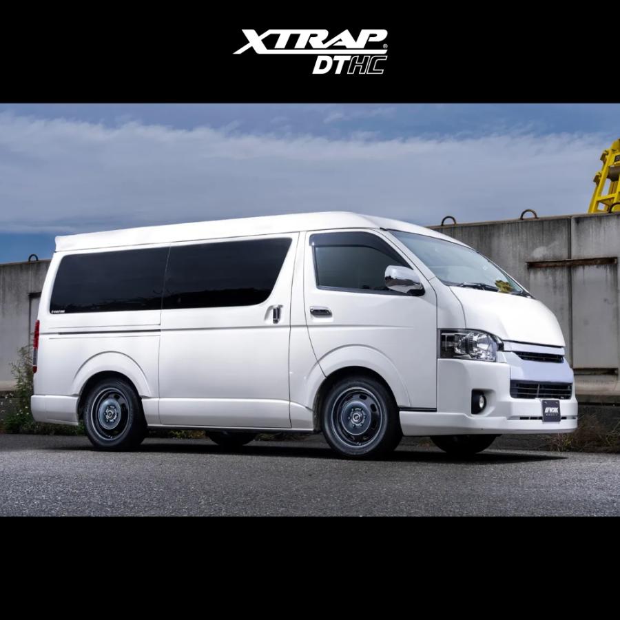 WORK - 4本買いもとめるで貨物輸送無料 XTRAP DTHC 15x6.0J 6/139.7 +43 MBL つや消し黒いこと 新品銀輪1本必要経費 【代引っ張ること不可】