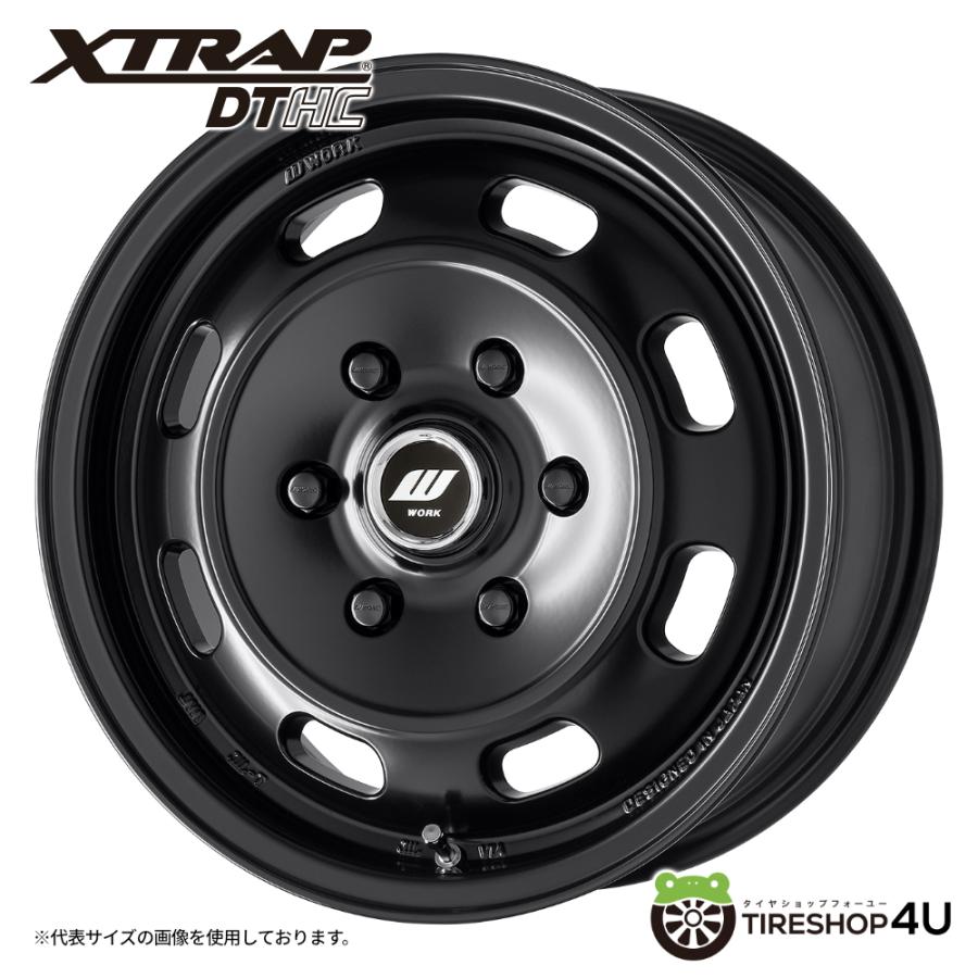 WORK 4本購入で送料無料 WORK XTRAP DTHC 16x6.5J 6/139.7 +38 MBL