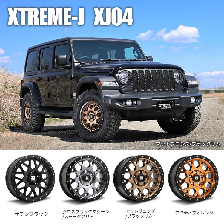 タイヤホイール4本セット XTREME-J XJ04 16x5.5J 5/139.7 +22 GBMS COMFORSER CF3000J 185/85R16 98/95Q 6PR LT ジムニー JB64｜2tireshop4u｜02