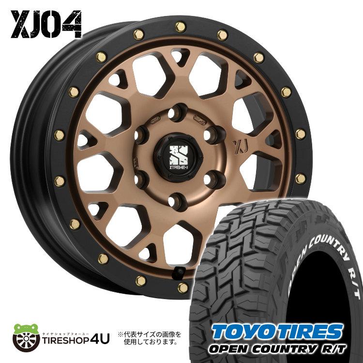 MLJ タイヤホイール4本セット XTREME-J XJ04 16x8.0J 6/139.7 +