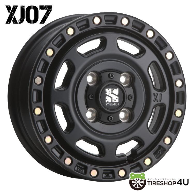 タイヤホイール4本セット XTREME-J XJ07 12x4.00B 4/100 +42 SBK MUDSTAR RADIAL A/T 145/80R12 80/78N 軽トラック 軽バン｜2tireshop4u｜05