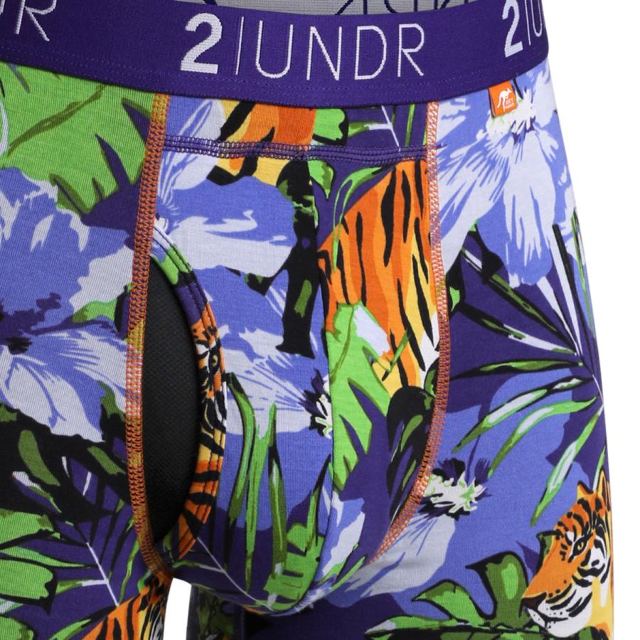 ツーアンダー ボクサーパンツ メンズ下着 2UNDR_ アンダーウェア 立体裁断下着 男性下着 SWING SHIFT BOXER BRIEFS PRINT (TIGRES)｜2undr｜02