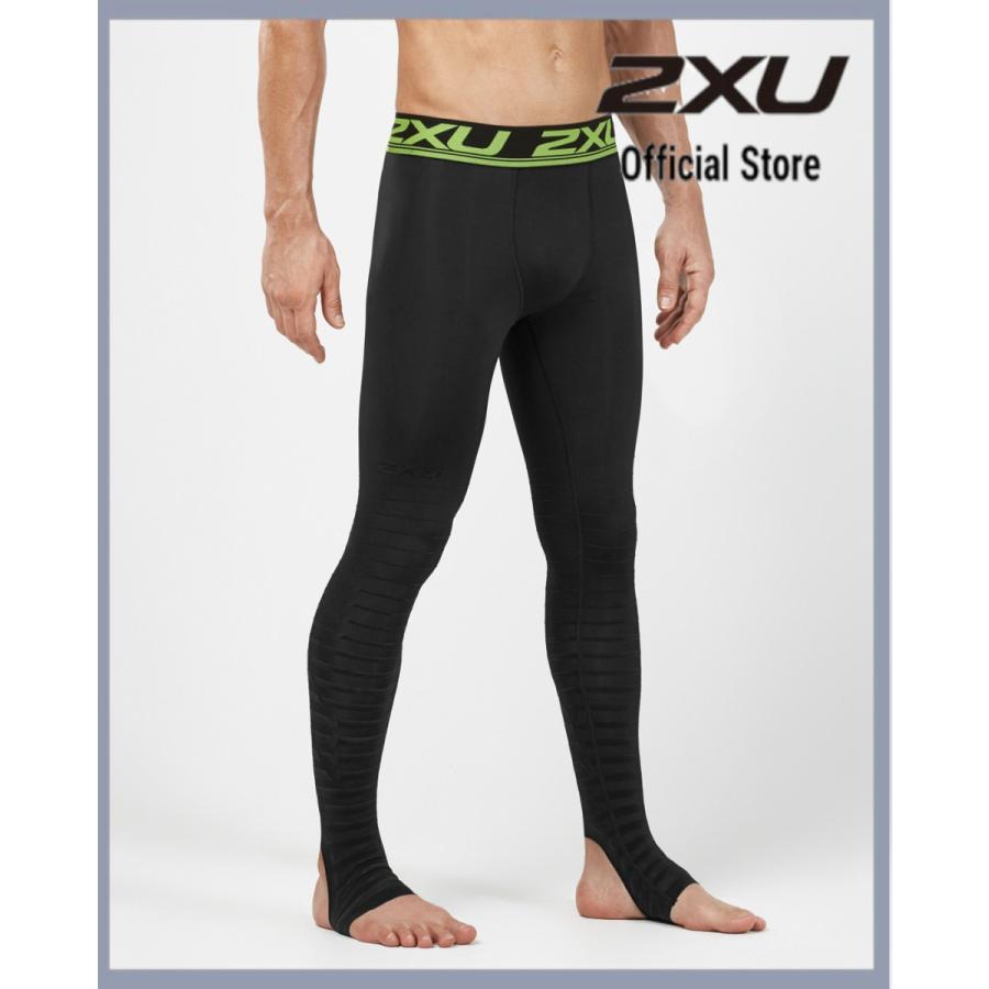 2XU メンズ タイツ L ブラック 2XU ツータイムズユー PWXコンプレッションタイツ メンズ