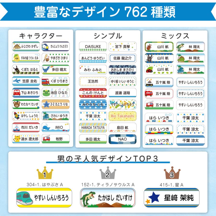 お名前シール工場 名前シール 布用 服 布 ノンアイロン 名前シール