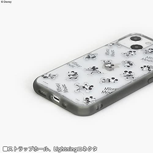 グルマンディーズ iPhone13 mini/12 mini(5.4インチ)対応ケース ミッキーマウス DN-876A ブラック｜3-dia｜03