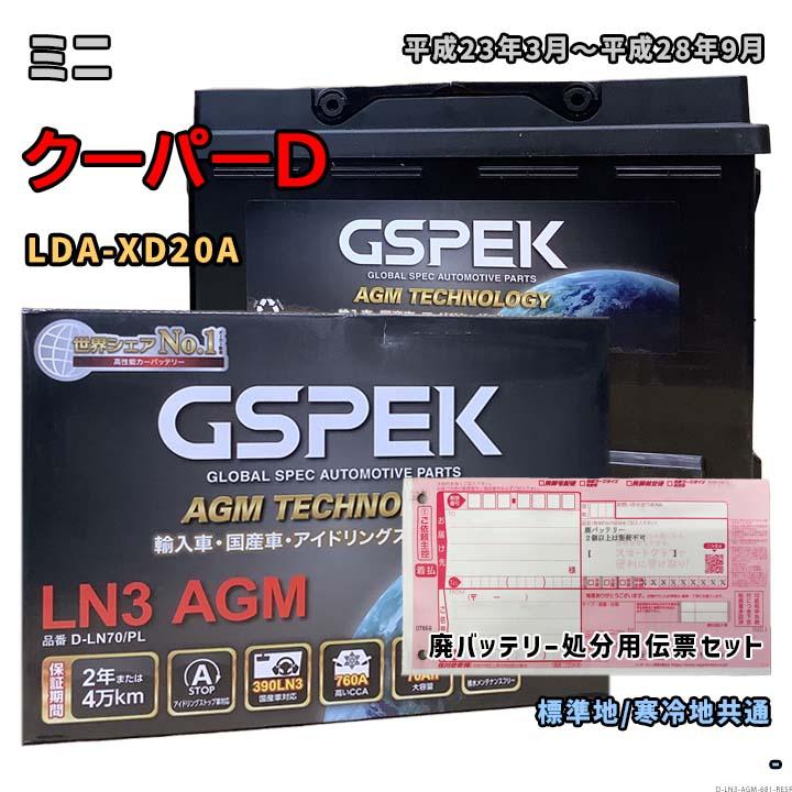 バッテリー GSPEK D-LN70/PL 廃バッテリー回収サービス付 ミニ
