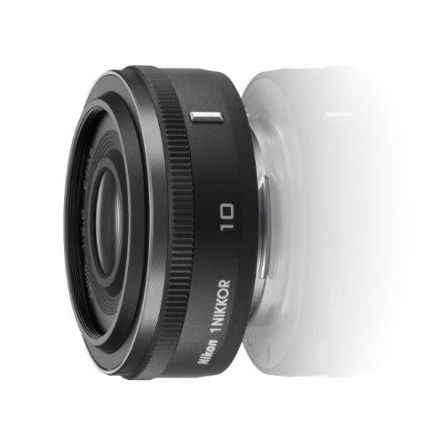 割引 単焦点レンズ Nikon 1 ニコンCXフォーマット専 ブラック f/2.8 10mm NIKKOR 交換レンズ