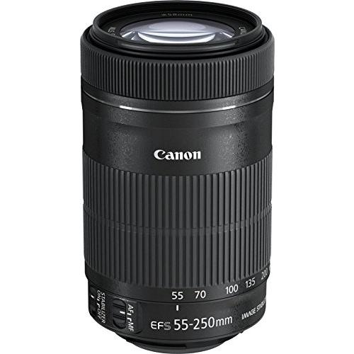 美品  Canon EF-S55-250 APS-C対応 STM IS F4-5.6 EF-S55-250mm 望遠ズームレンズ 交換レンズ