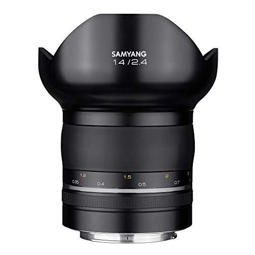 【送料無料/即納】  (新品未使用)SAMYANG 単焦点広角レンズ XP 14mm F2.4 マニュアルフォーカス キヤノンEF 交換レンズ