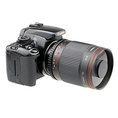 (新品未使用)Lightdow 500?mm f/8望遠ミラーレンズfor Canon Rebel EOS 80d 77d 70d 60d 交換レンズ