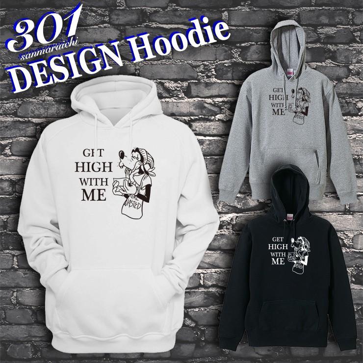 パーカー メンズ プルオーバー フード付き ストリート ブランド High カンナビス マリファナ ガンジャ グーフィー カワイイ Dp5019 301 通販 Yahoo ショッピング