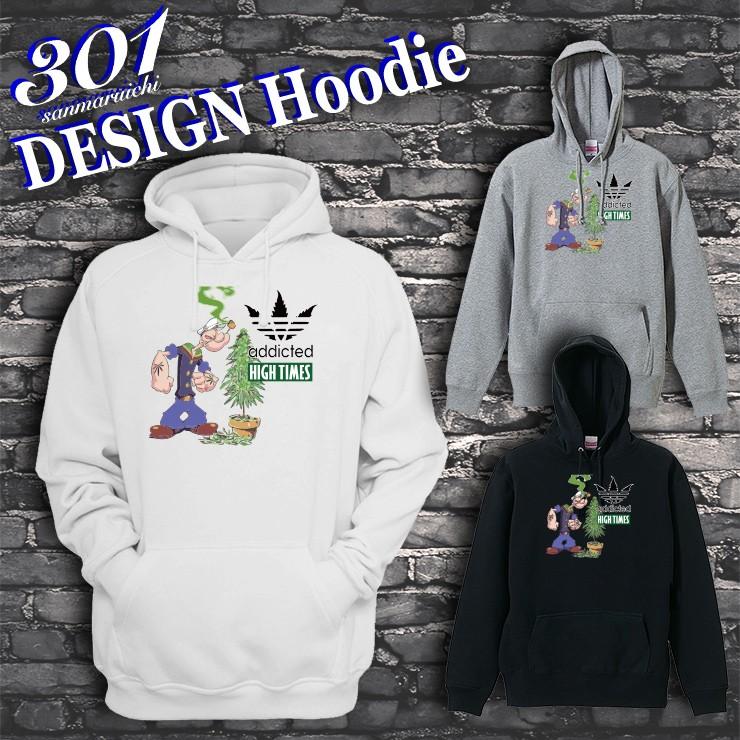 パーカー メンズ プルオーバー フード付き ストリート ブランド HIGH