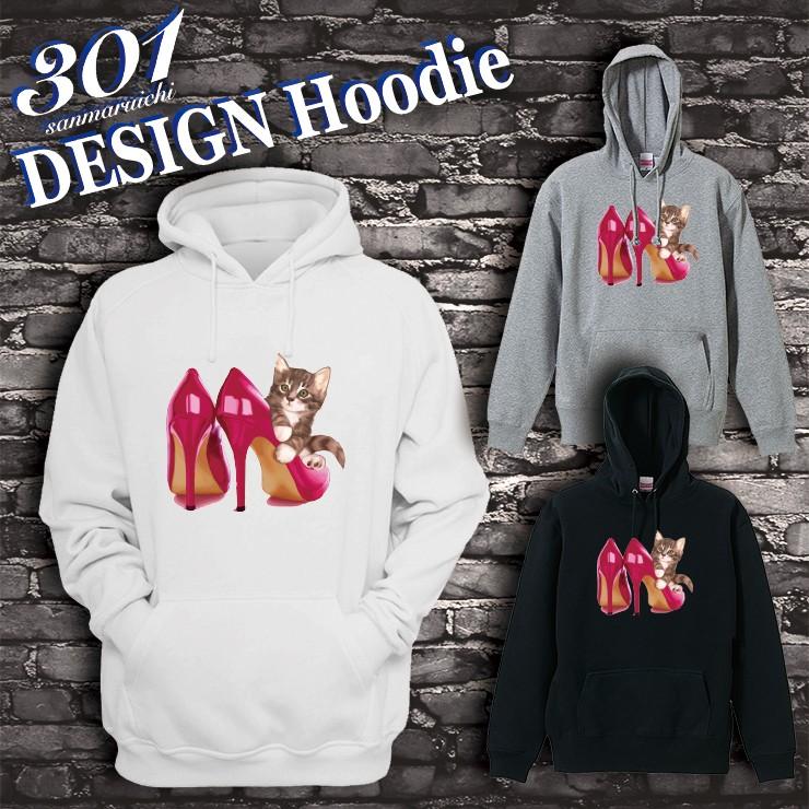 パーカー メンズ プルオーバー フード付き ストリート ブランド ネコ 猫 ハイヒール ペア お揃い Dp8055 301 通販 Yahoo ショッピング