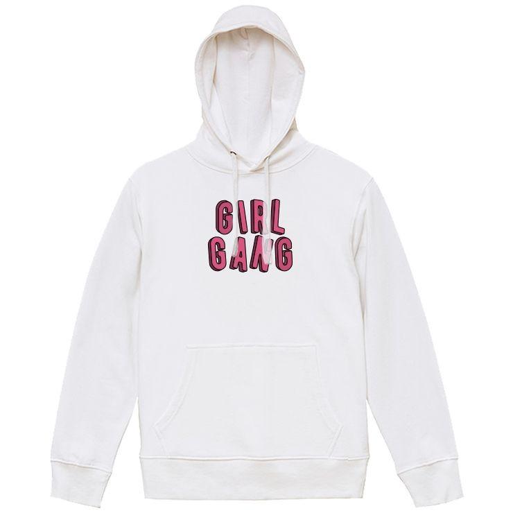 パーカー レディース 長袖 トップス パーカー プルオーバー フード付き ペア ロゴt Girlgang ピンク Pink ゆめかわいい おしゃれ Dp8093 W 301 通販 Yahoo ショッピング