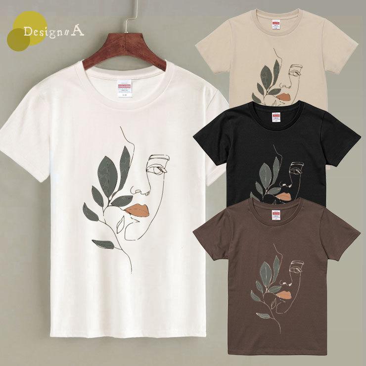 Tシャツ レディース 半袖 大人かわいい S M L 厚手 透けにくい