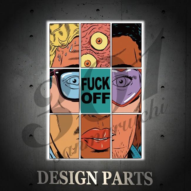 Tシャツ メンズ 半袖 ブランド ユニセックス Art Rock Fuck Off サブカル アート かっこいい クルーネック プリントtシャツ Dt7190 301 通販 Yahoo ショッピング