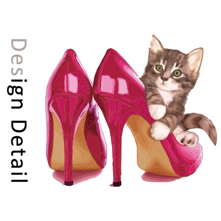 Tシャツ レディース 半袖 トップス ブランド ユニセックス メンズ プリントtシャツ 猫 ネコ ハイヒール イラスト おしゃれ 人気 Dt8055 W 301 通販 Yahoo ショッピング