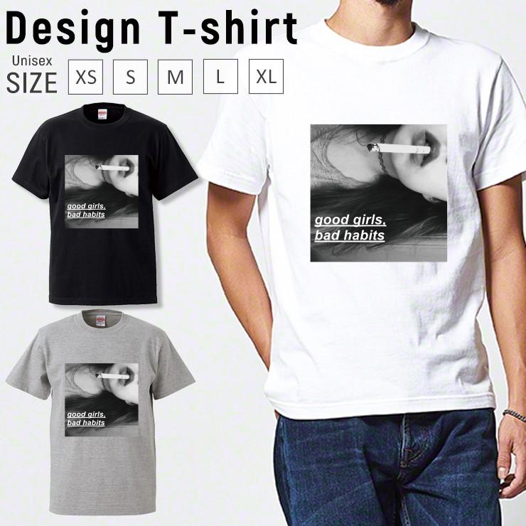 Tシャツ メンズ 半袖 ブランド ユニセックス ペア セクシー ガール タバコ 煙草 ロゴ フォト モノクロ おしゃれ クルーネック プリントtシャツ Dt8065 301 通販 Yahoo ショッピング