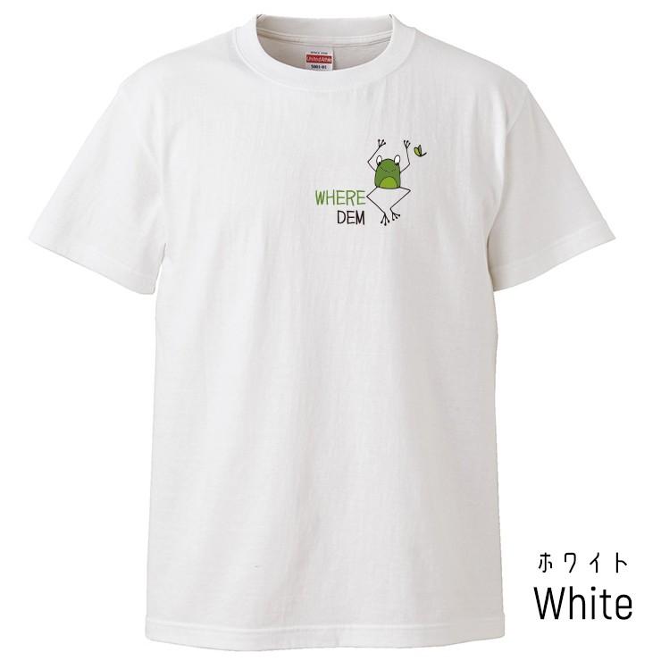 Tシャツ メンズ 半袖 ブランド ユニセックス ペア カエル 蛙 イラスト ワンポイント おしゃれ かわいい クルーネック プリントtシャツ Dt8077 301 通販 Yahoo ショッピング
