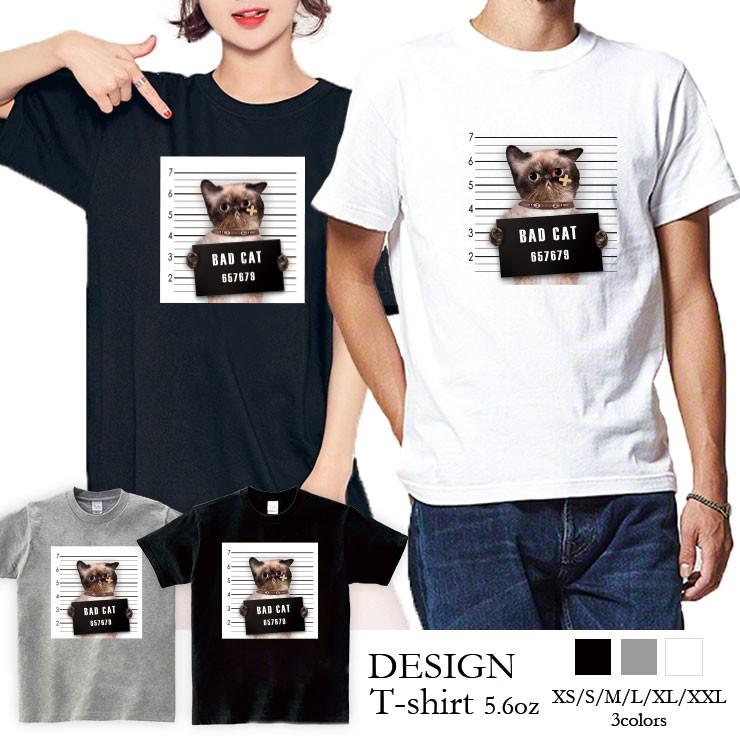 Tシャツ メンズ 半袖 ブランド ユニセックス クルーネック プリントtシャツ おしゃれ おもしろ 猫 ワル猫 Bad Cat イラスト かわいい Dt8169 301 通販 Yahoo ショッピング