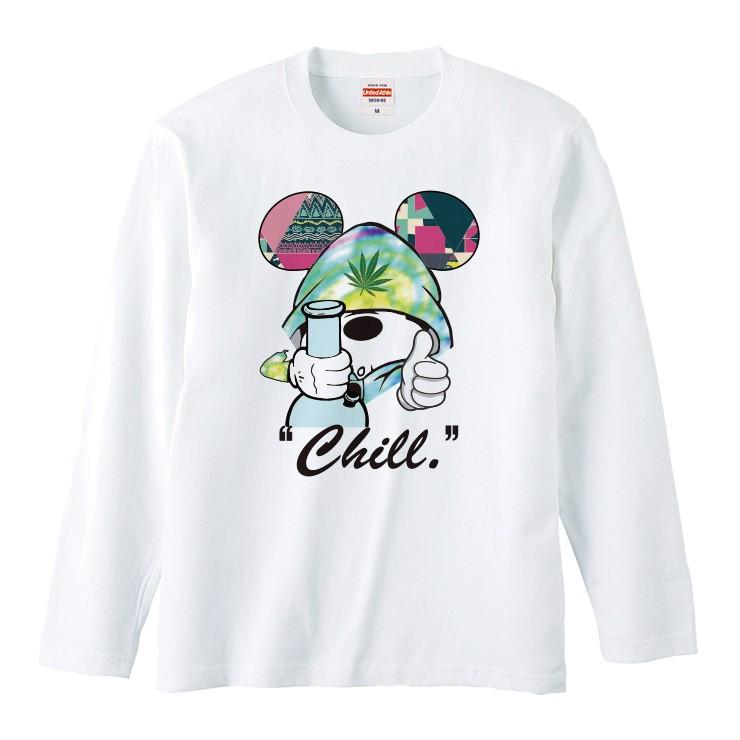 Tシャツ メンズ ロンT 長袖 ブランド Uネック Smoking Mouse Tシャツ メンズ ロンT 長袖 ブランド Uネック Smoking Mouse