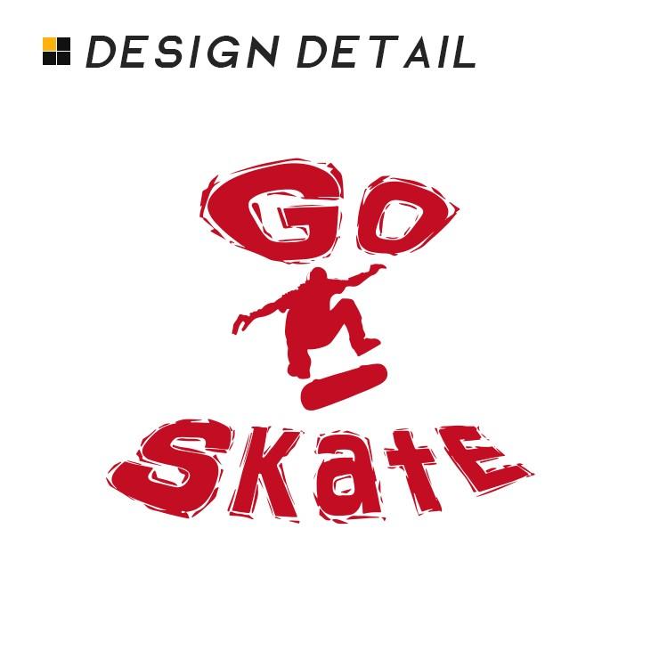 Tシャツ メンズ ロンT 長袖 ブランド Uネック GO SKATE Skateboard SK8 スケボー ニューヨーク ブルックリン ストリート｜301-shop｜05