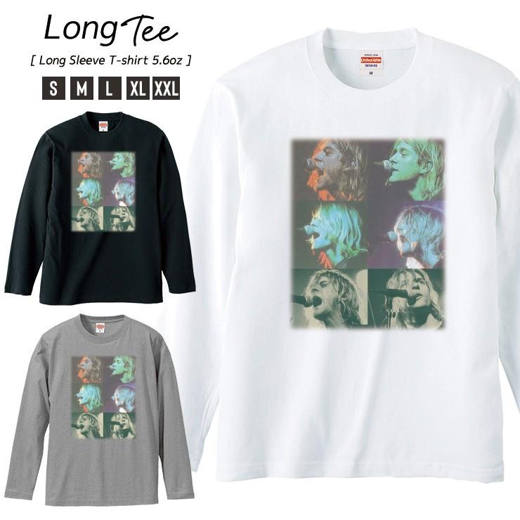 Tシャツ メンズ ロンT 長袖 ブランド Uネック COBAIN カート・コバーン