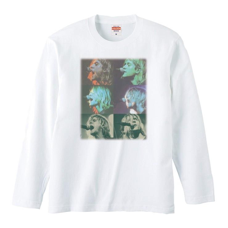 Tシャツ メンズ ロンT 長袖 ブランド Uネック COBAIN カート・コバーン