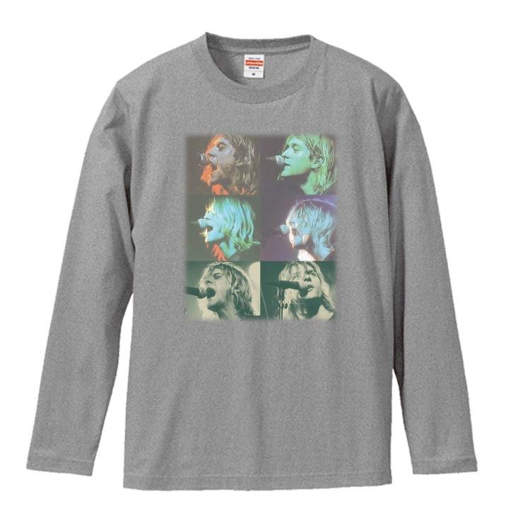 Tシャツ メンズ ロンT 長袖 ブランド Uネック COBAIN カート・コバーン