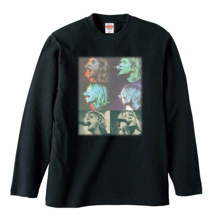 Tシャツ メンズ ロンT 長袖 ブランド Uネック COBAIN カート・コバーン