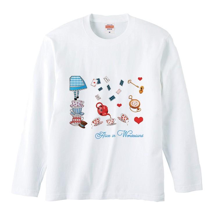 Tシャツ レディース ロンT 長袖 ユニセックス クルーネック Uネック