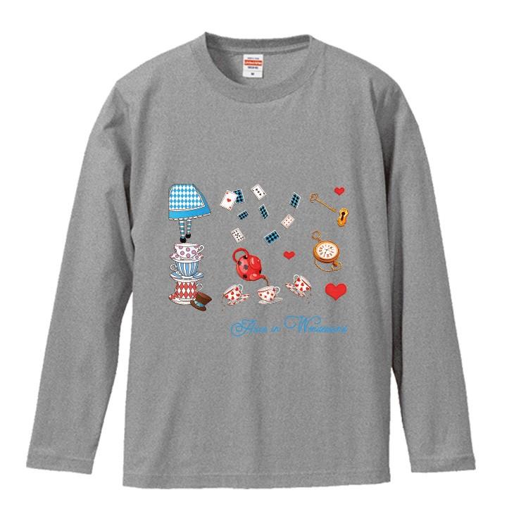 Tシャツ レディース ロンT 長袖 ユニセックス クルーネック Uネック